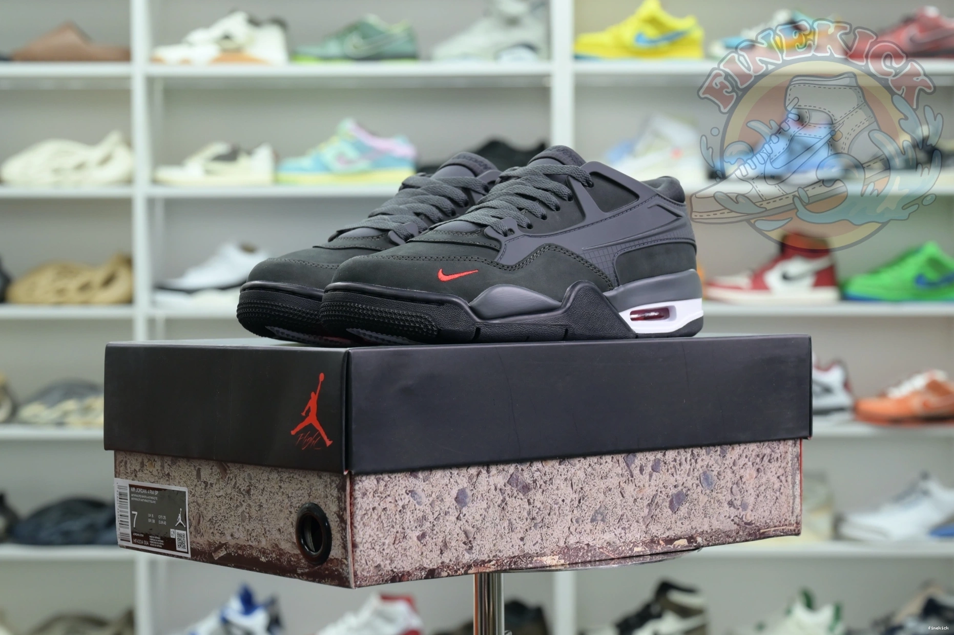 Sylvester Nigel x Jordan Jordan SP 4 “Anthracite” RM Air 0108